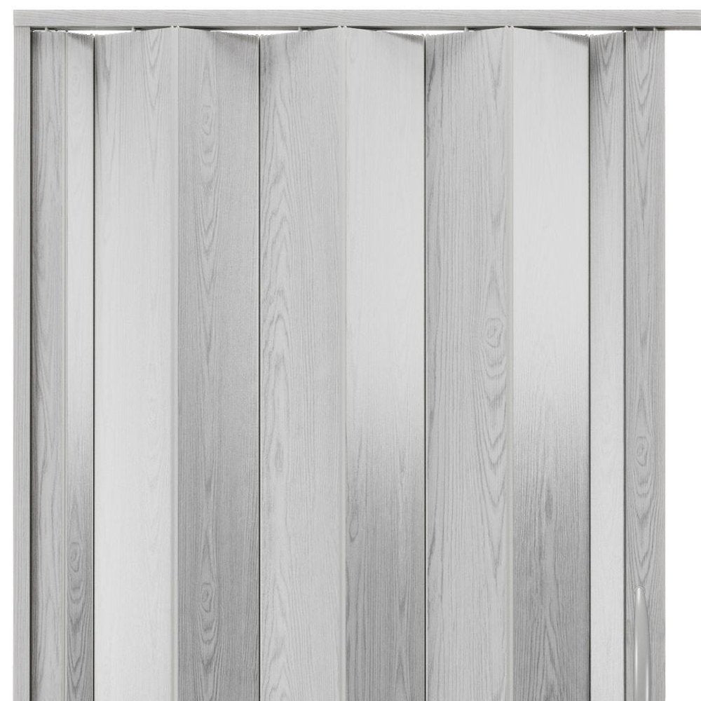 Granite Gray Pvc Accordion Door - 80-inch