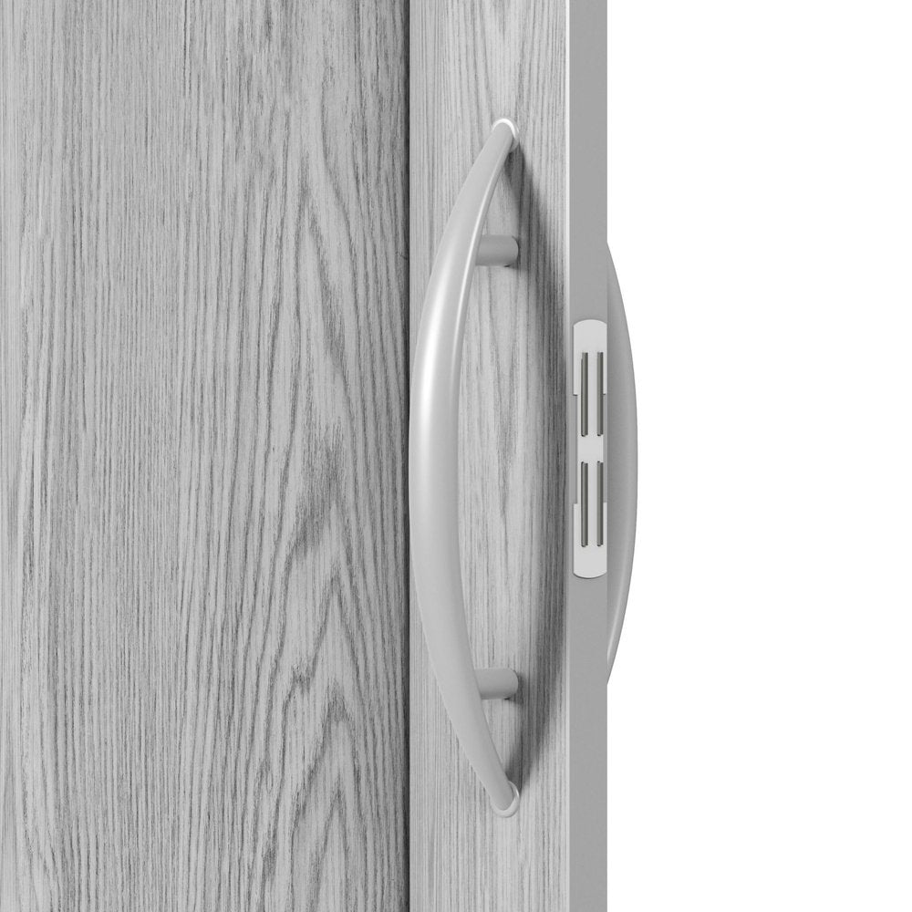 Granite Gray Pvc Accordion Door - 80-inch