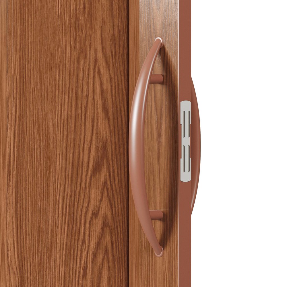 Walnut Pvc Accordion Door - 80-inch