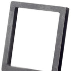 Gray Metal One Tier Bookcase - 30-inch