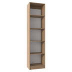 Natural Wood Five Tier Bookcase - 71-inch