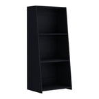 Black Wood Three Tier Bookcase - 47-inch