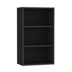 Black Wood Wall Mounted China Cabinet - 21-inch