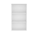 White Wood Wall Mounted China Cabinet - 21-inch
