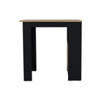 Black Wood Kitchen Island - 23-inch