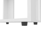 White Wood Three Tier Bookcase - 39-inch