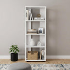 White Wood Three Tier Bookcase - 39-inch