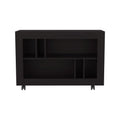 White Wood Two Tier Bookcase - 25-inch