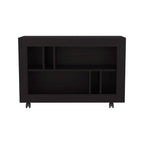 White Wood Two Tier Bookcase - 25-inch