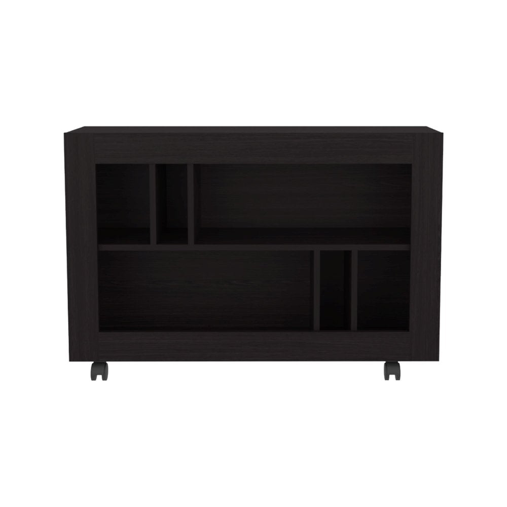 White Wood Two Tier Bookcase - 25-inch