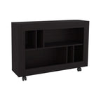 White Wood Two Tier Bookcase - 25-inch