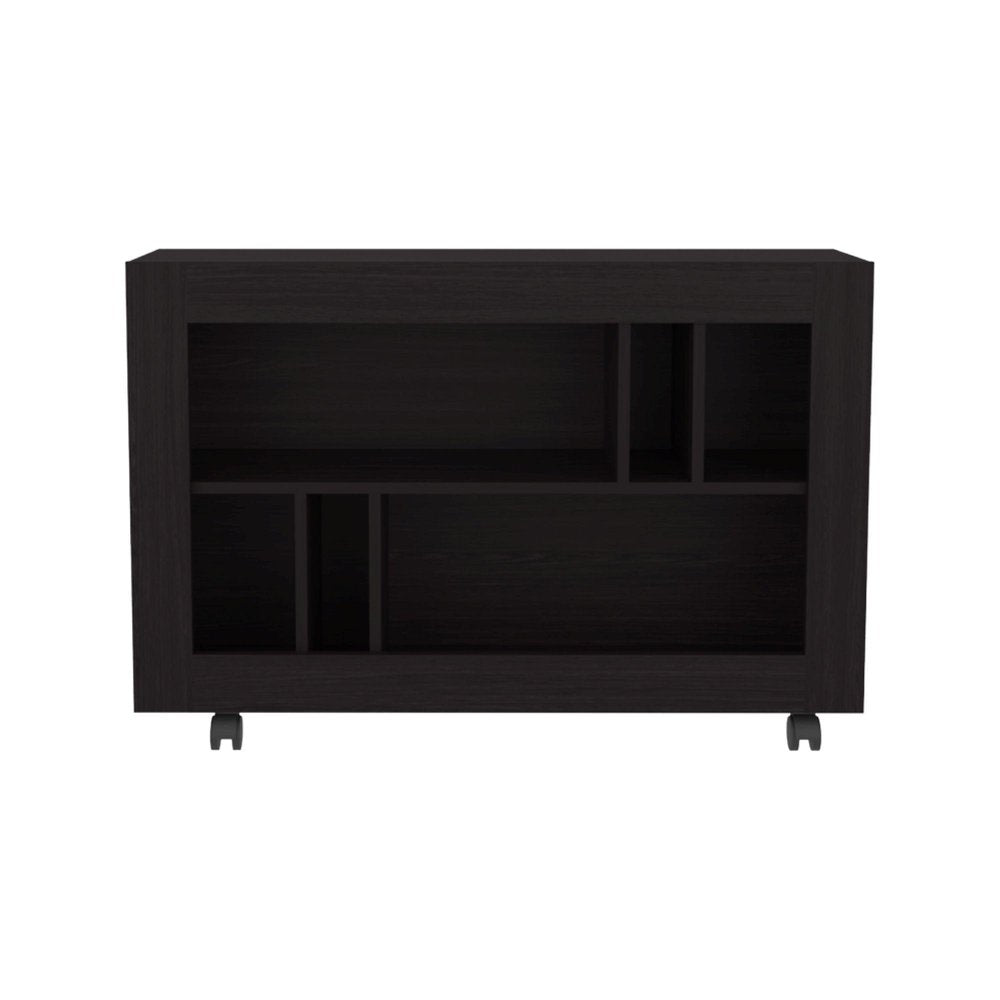 White Wood Two Tier Bookcase - 25-inch