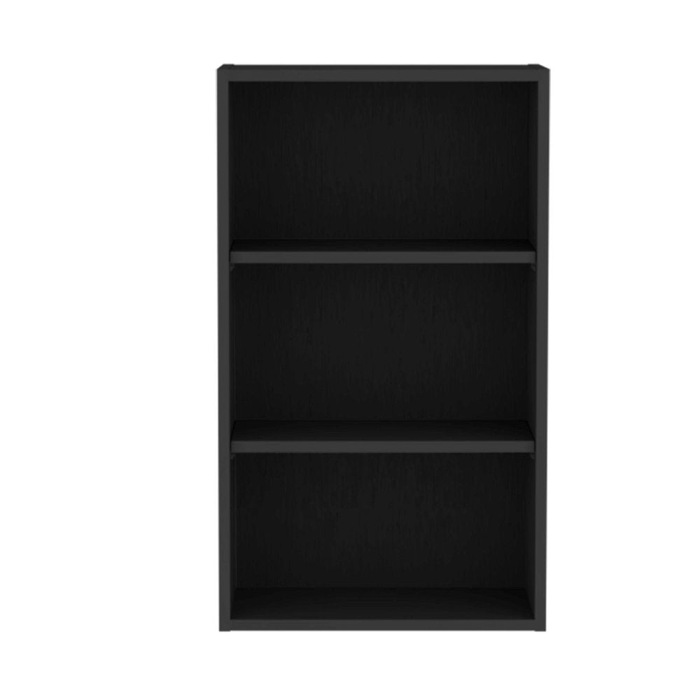 Black Wood Accent Cabinet - 21-inch