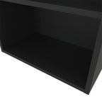 Black Wood Accent Cabinet - 21-inch