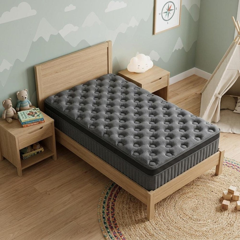 Queen Lumbar Support Memory Foam Hybrid Mattress - 12-inch