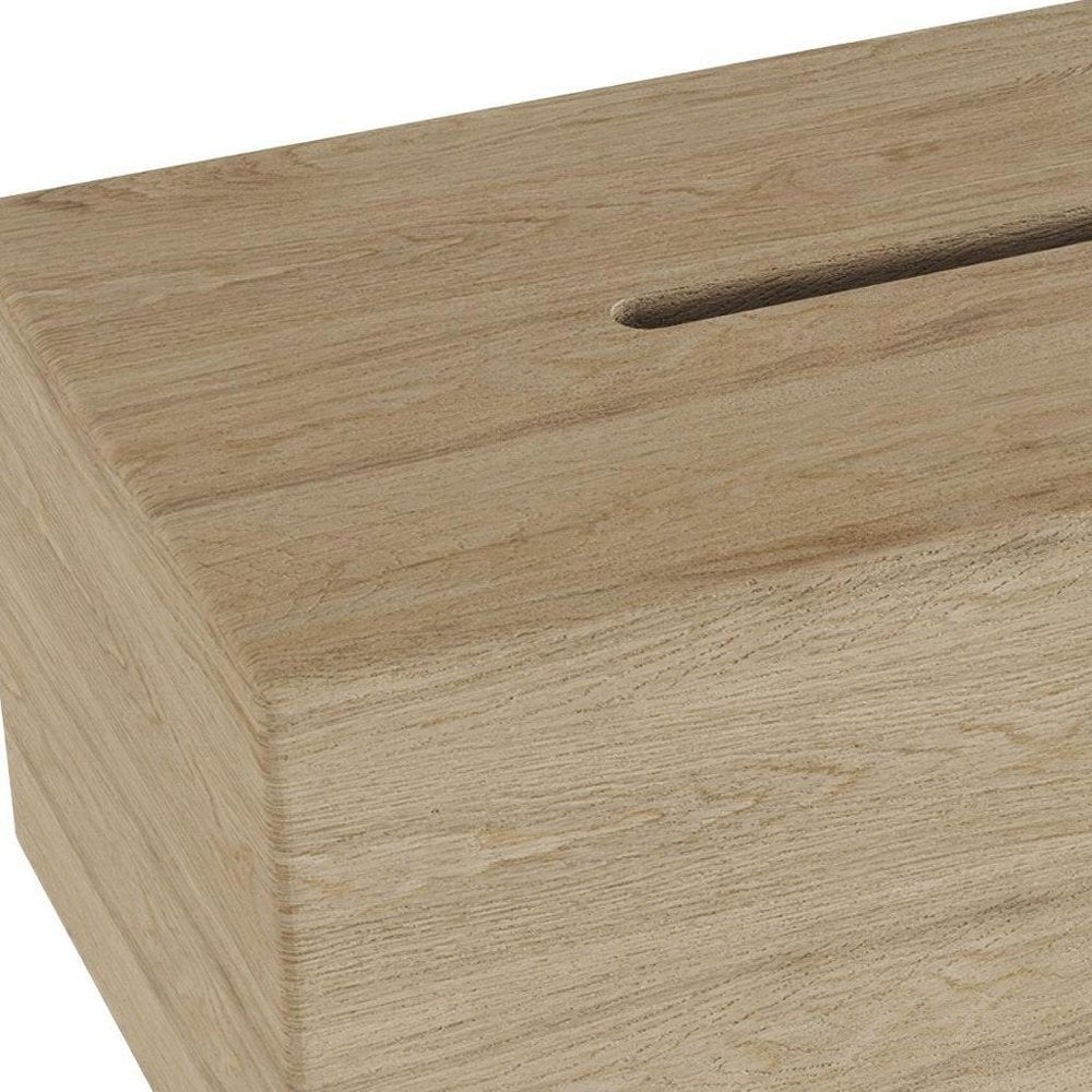Brown Solid Wood Bathroom Storage Furniture Set - 7-inch
