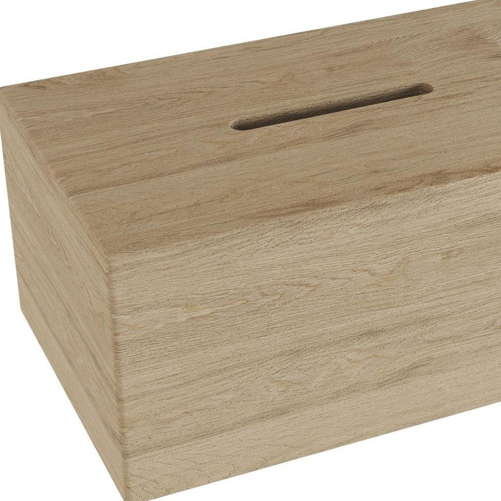 Brown Solid Wood Bathroom Storage Furniture Set - 7-inch
