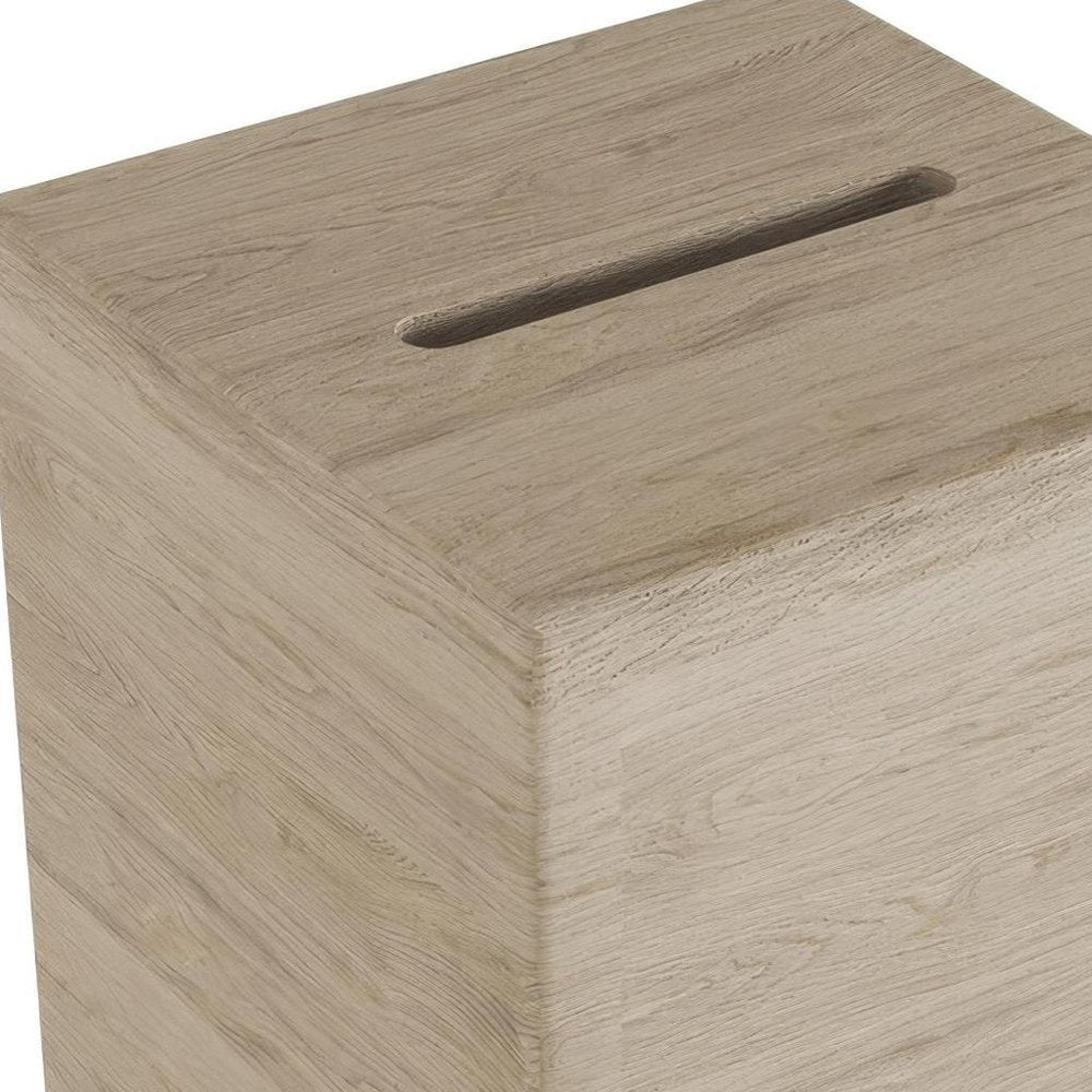 Brown Solid Wood Bathroom Storage Furniture Set - 6-inch