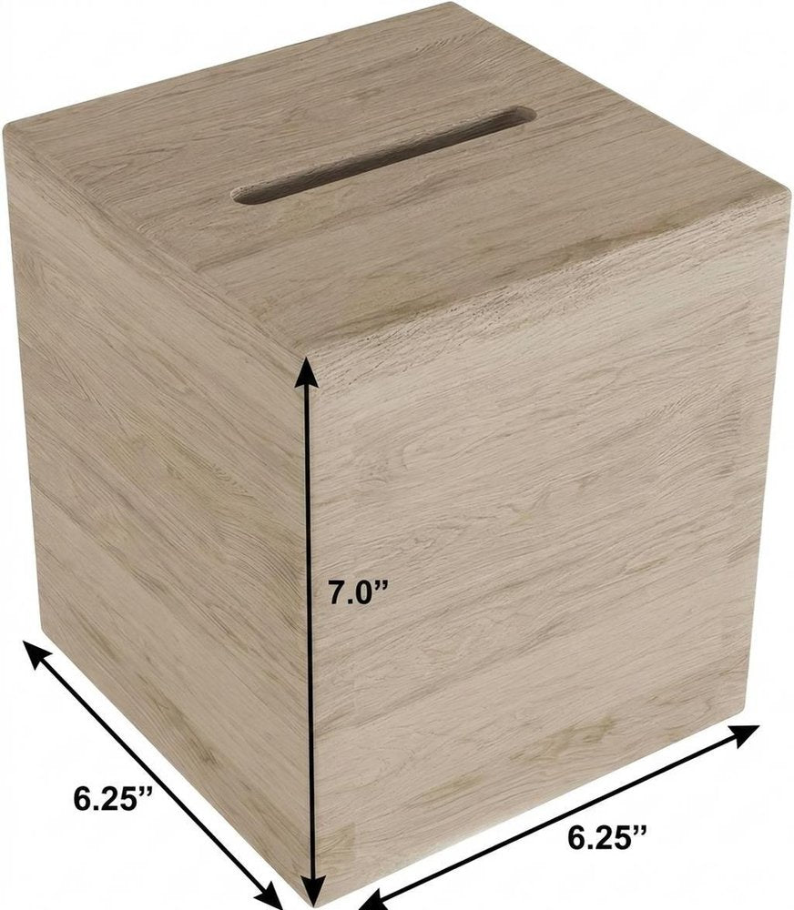 Brown Solid Wood Bathroom Storage Furniture Set - 6-inch