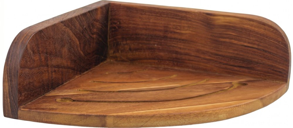 Brown Solid Wood Bathroom Storage Furniture Set - 10-inch
