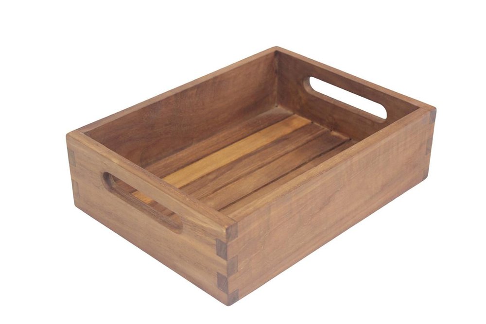 Brown Solid Wood Bathroom Storage Furniture Set - 10-inch