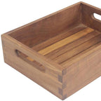 Brown Solid Wood Bathroom Storage Furniture Set - 10-inch