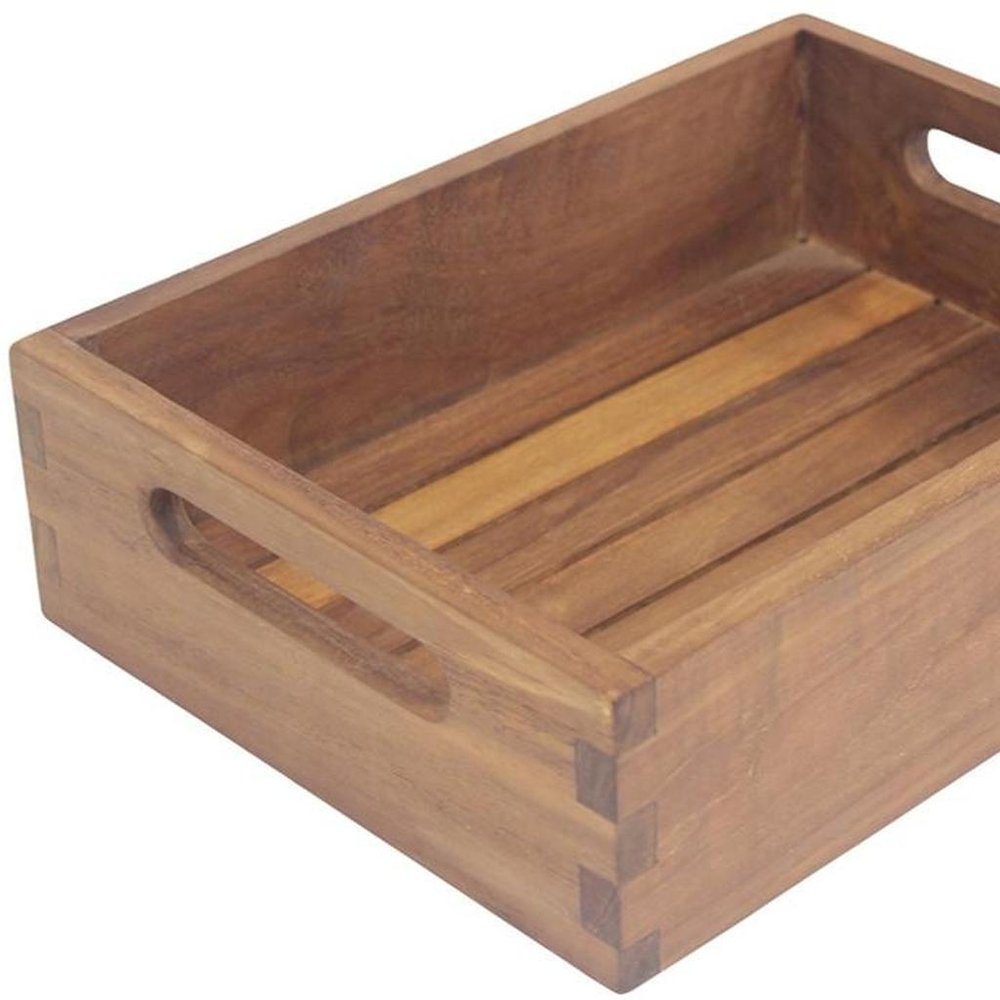 Brown Solid Wood Bathroom Storage Furniture Set - 10-inch