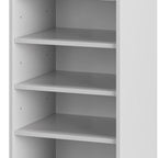 Espresso Ten Pair Solid Woodshoe Storage Cabinet