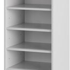 Espresso Ten Pair Solid Woodshoe Storage Cabinet