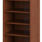 Espresso Ten Pair Solid Woodshoe Storage Cabinet