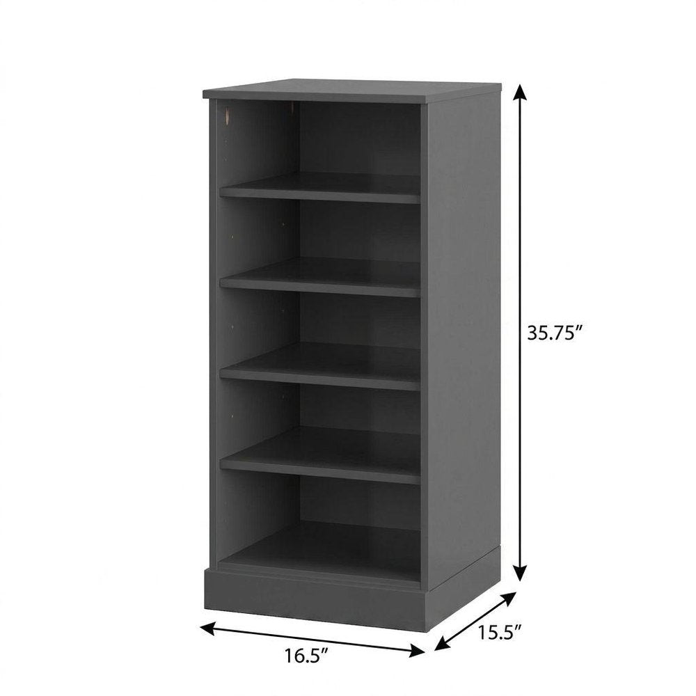 Espresso Ten Pair Solid Woodshoe Storage Cabinet