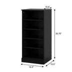 Espresso Ten Pair Solid Woodshoe Storage Cabinet