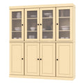 Yellow Solid Wood 8 Two Drawer Pantry or Storage Closet - 72-inch
