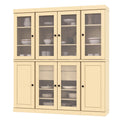Yellow Solid Wood 8 Two Drawer Pantry or Storage Closet - 72-inch